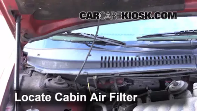 1999 Mercury Sable LS 3.0L V6 Sedan Filtre à air (intérieur) Changement